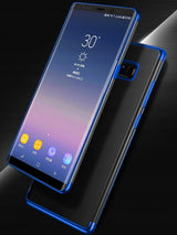 Etui Silikonowe Luxury Plated - Samsung Galaxy Note 8 - Niebieski