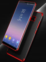 Etui Silikonowe Luxury Plated - Samsung Galaxy Note 8 - Czerwony