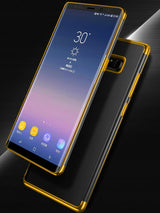 Etui Silikonowe Luxury Plated - Samsung Galaxy Note 8 - Złoty