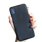 Etui Denim Jeans Case - iPhone X / XS - Czarny