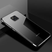 Etui Silikonowe Luxury Plated - Huawei Mate 20 Pro - Srebrny