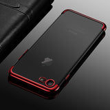 Etui Silikonowe Luxury Plated - iPhone 6 / 6s - Czerwony