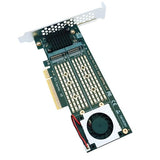 Adapter Przejściówka PCO PCI-E X8 na 2x Dysk M.2 NVME Bifurcation