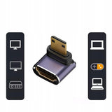 Adapter Kątowy Phoneo® HDMI do Mini HDMI 48GBPS 8K 60Hz C5