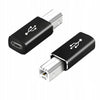 Adapter prosty USB-C do USB-B - do drukarki, skanera i faksu