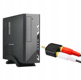 Przejściówka Splitter 2x Cinch do Minijack 3,5mm