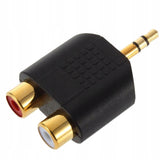 Przejściówka Splitter 2x Cinch do Minijack 3,5mm
