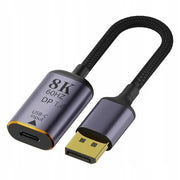 Adapter, Przejściówka DisplayPort DP USB-C 8K 60Hz