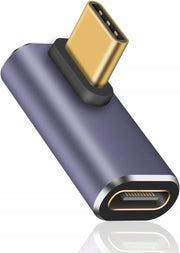 Adapter USB-C do USB-C Kątowy 90° - 40Gbps V1