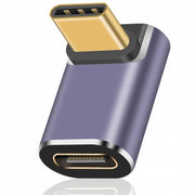 Adapter USB-C do USB-C Kątowy 90° - 40Gbps V3