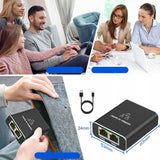 Adapter Rozdzielacz Mini Switch Splitter Lan Ethernet 2x RJ45 1000Mbps - 1GB