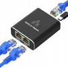 Adapter Rozdzielacz Mini Switch Splitter LAN 2x RJ45 - 1000 Mbps
