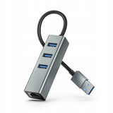 Karta Sieciowa, Adapter HUB LAN RJ45 1000MB na USB