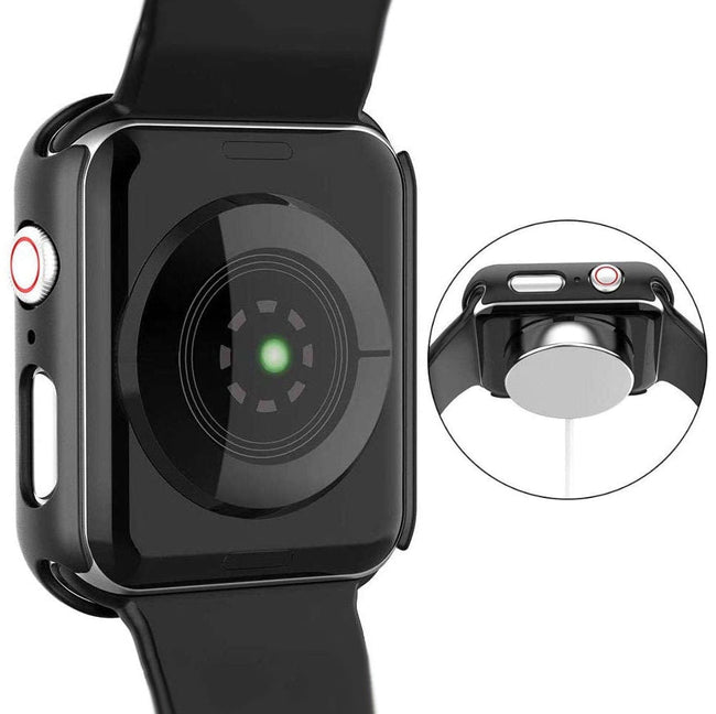 Etui 360 Case + Szkło do Apple Watch - 38 mm - Czarny