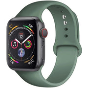 Pasek Gumowy, Opaska do Apple Watch - 42 / 44 / 45 / 49mm - Zielony
