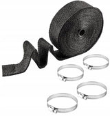 Bazaltowy Bandaż Termiczny do Wydechu - 4m - Czarny