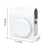 Etui na Fujifilm Instax Mini 12 - Białe + gratis 2 ramki magnetyczne