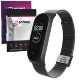 Stalowa Bransoleta Phoneo® do Mi Band 8 / 9 - Czarna