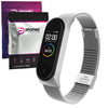 Stalowa Bransoleta Phoneo® do Mi Band 8 / 9 - Srebrna