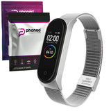 Stalowa Bransoleta Phoneo® do Mi Band 8 / 9 - Srebrna