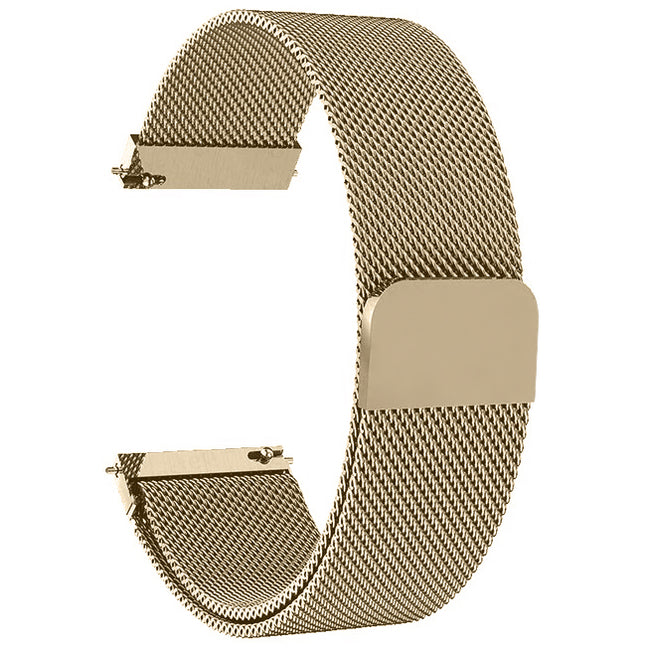 Bransoleta z Paskiem Magnetycznym do Smartwatcha, Zegarka - Uniwersalna - 20 mm - Złoty