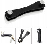 Brelok, Organizer na Klucze - Aluminiowy - Czarny