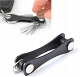 Brelok, Organizer na Klucze - Aluminiowy - Czarny