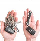 Brelok, Organizer na Klucze - Aluminiowy - Czarny