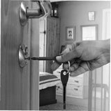 Brelok na Klucze "Krzyżak" - Czarny