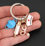 Brelok na Klucze Charms Medyczne - Lekarz, Pielęgniarka, Ratownik