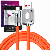 Kabel Phoneo USB do USB-C - 120W, 7A, 1,5 m, Pomarańczowy