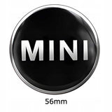 Dekielki do Felg Mini Cooper - 56mm - Czarne - 4 szt.