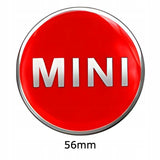 Dekielki do Felg Mini Cooper - 56mm - Czerwone - 4 szt.