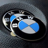 Emblemat, Znaczek Samochodowy na Kierownicę - BMW - Niebieskie