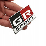 Emblemat / Znaczek Samochodowy Toyota GR Sport - Czarno Czerwony