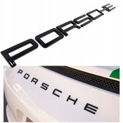 Emblemat / Znaczek Samochodowy Porsche Premium - Czarny