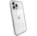 Etui Brokatowe Hard Case do iPhone 15 Pro Max - Srebrny