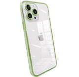 Etui Brokatowe Hard Case do iPhone 15 Pro - Zielony