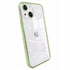 Etui Brokatowe Hard Case do iPhone 14 - twardy tył, kryta wyspa aparatu