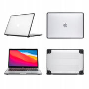 Etui Case na Macbook Air 13.3 M1 M2 2018-22 Czarne Ramki