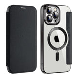 Etui Phoneo Flip z Klapką RFID do MagSafe do iPhone 11 Pro Max - Czarne