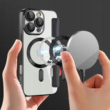 Etui Phoneo Flip z Klapką RFID do MagSafe do iPhone 16 Pro Max - Czarne