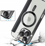 Etui Phoneo Flip z Klapką RFID do MagSafe do iPhone 16 Pro Max - Czarne