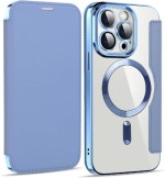 Etui Flip Wallet Magsafe iPhone 12 Pro - Lightblue