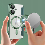 Etui Phoneo Flip z Klapką RFID do MagSafe do iPhone 16 - Zielone