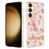 Etui Kwiatowe - Różowe - Samsung Galaxy S23
