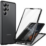 Etui Prywatyzujące Dual Magneto - Samsung Galaxy S24 Ultra - Czarne