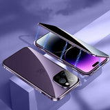 Etui Prywatyzujące Dual Magneto - iPhone 15 Pro - Czarne v2