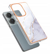 Etui Marmurowe Marble Case do Xiaomi Redmi Note 13 Pro 4G - Rose Gold