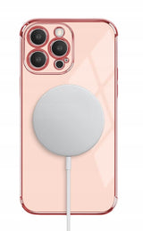 Etui Phoneo Serce Pancerne do Magsafe - Apple iPhone 15 Pro - Różowe